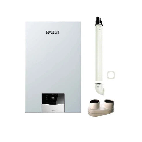 Caldaia a Condensazione Vaillant e con Bollitore 0010025186 Metano / Gpl Low NOx Completa di kit scarico fumi