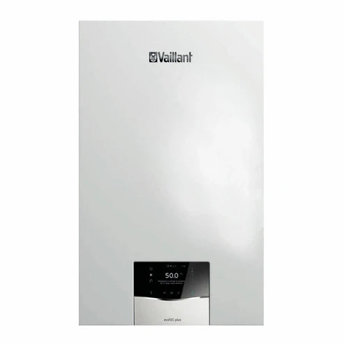 Caldaia a Condensazione Vaillant ecoTEC Plus VMI 30 CS/1-5 con Bollitore 0010025187 Metano / Gpl Low NOx Completa di kit scarico fumi