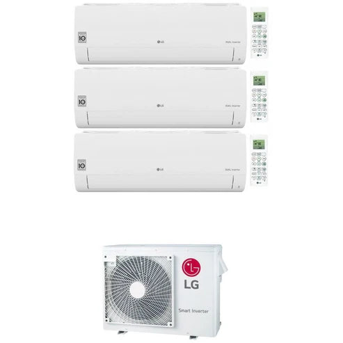 Climatizzatore Condizionatore LG Inverter Serie Winner Trial Split 12000+12000+12000 Btu MU4R25 R-32 Wi-Fi Integrato A++/A+