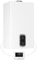 CALDAIA A GAS Chaffoteaux A CONDENSAZIONE Solo Riscaldamento 25Kw MIRA ADVANCE SYSTEM 3310619