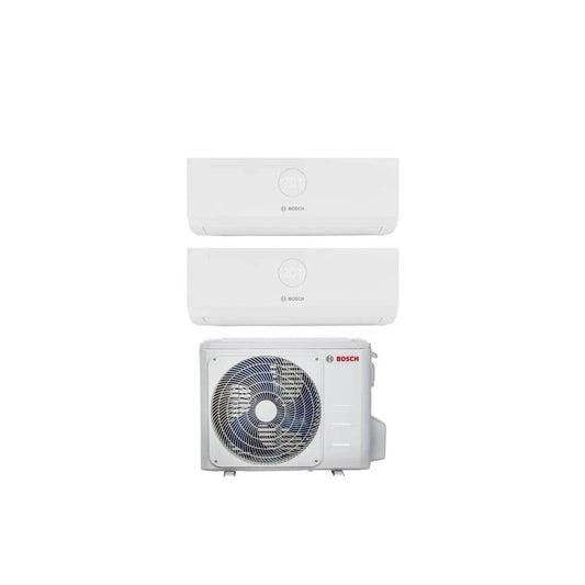 Climatizzatore Condizionatore Bosch Inverter serie Climate 5000i Dual split 12000+12000 Btu CL5000M 53/2 E R-32 Wi-Fi Optional A++/A+