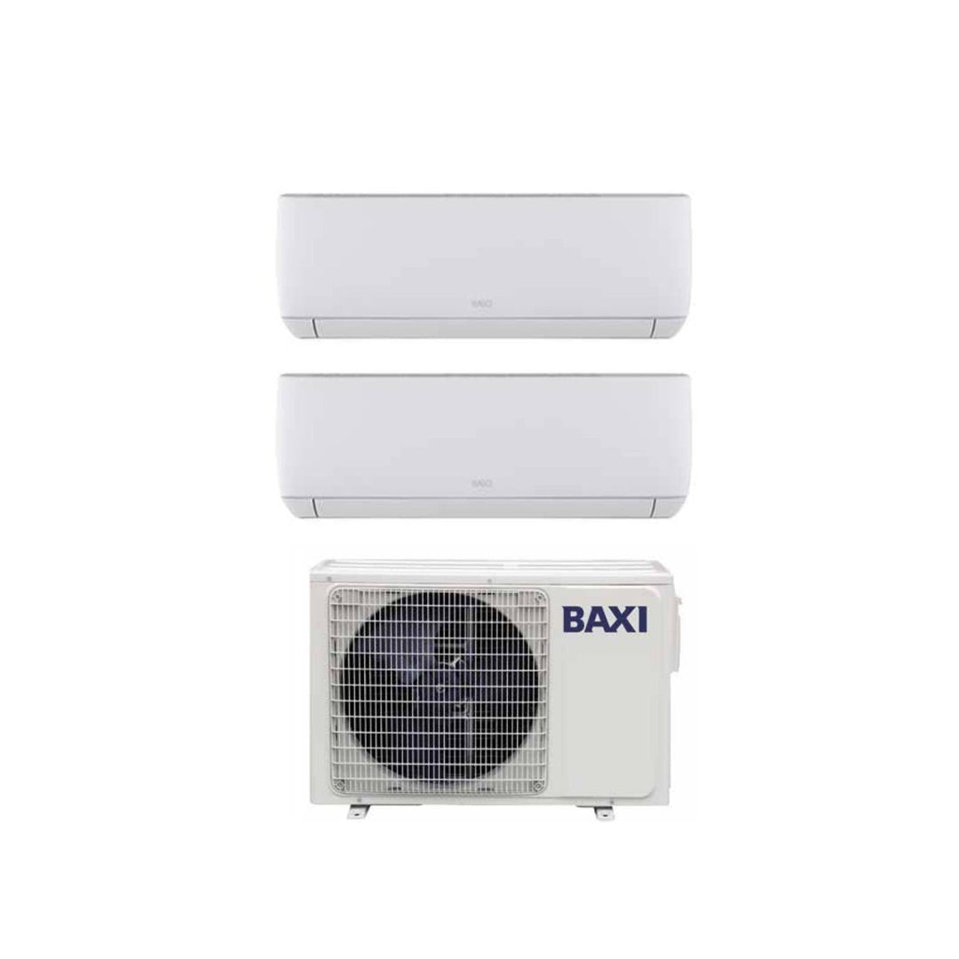 Climatizzatore Condizionatore Baxi Dual Split Inverter Serie Astra 12+12 con LSGT50-2M R-32 Wi-Fi Optional 12000+12000