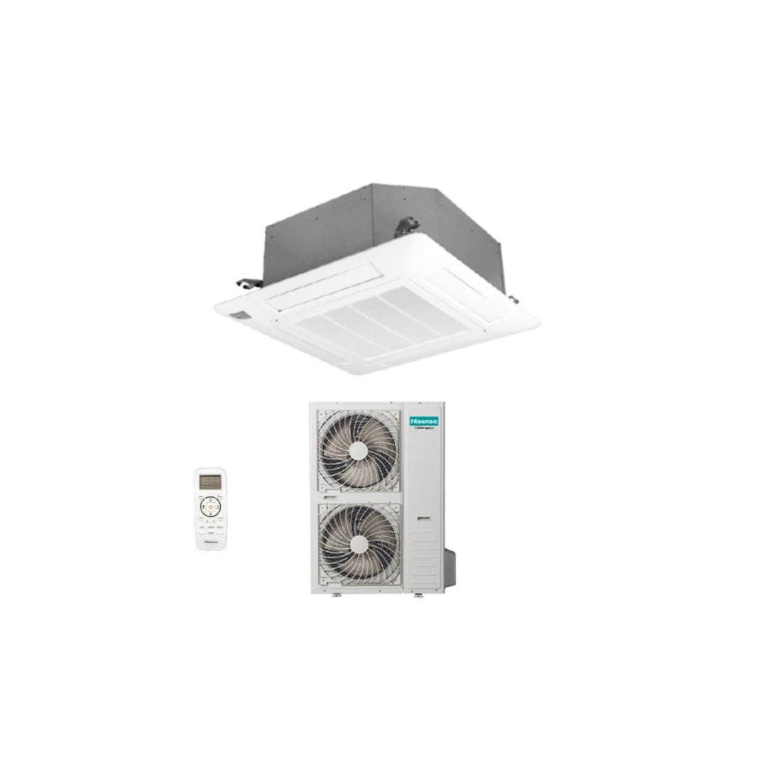 Climatizzatore Condizionatore Hisense a Cassetta 48000 Btu AUC140UR4RHB4 Trifase R-32 Wi-Fi Optional