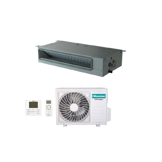 Climatizzatore Condizionatore Hisense Inverter Canalizzato 9000 Btu ADT26UX4RBL8 + AUW26U4RS8R-32 Wi-Fi Optional