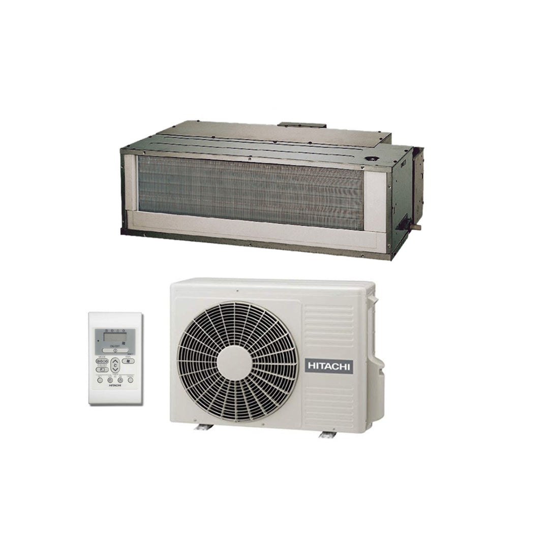 Climatizzatore Condizionatore Hitachi Inverter Canalizzato Bassa Prevalenza 12000 Btu RAD-35RPE R-32 Wi-Fi Optional