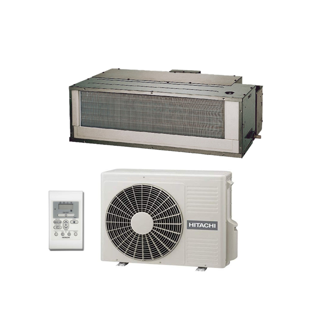 Climatizzatore Condizionatore Hitachi Inverter Canalizzato Bassa Prevalenza 18000 Btu RAD-50RPE R-32 Wi-Fi Optional