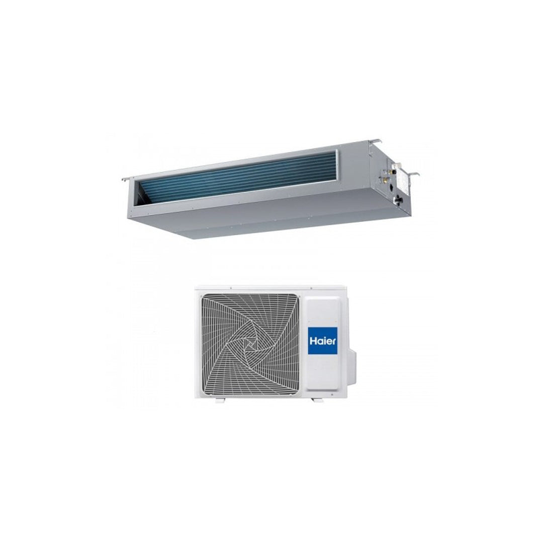 Condizionatore Climatizzatore Haier Monosplit Inverter Canalizzato Media Prevalenza R-32 12000 BTU AD35S2SM3FA Wi-Fi Optional