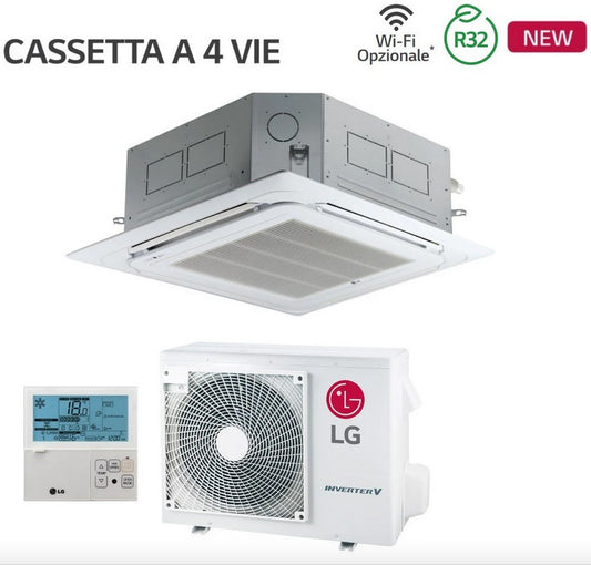 Climatizzatore Condizionatore LG Cassetta a 4 Vie Inverter 18000 Btu CT18F R-32 Wi-Fi Optional - Novità