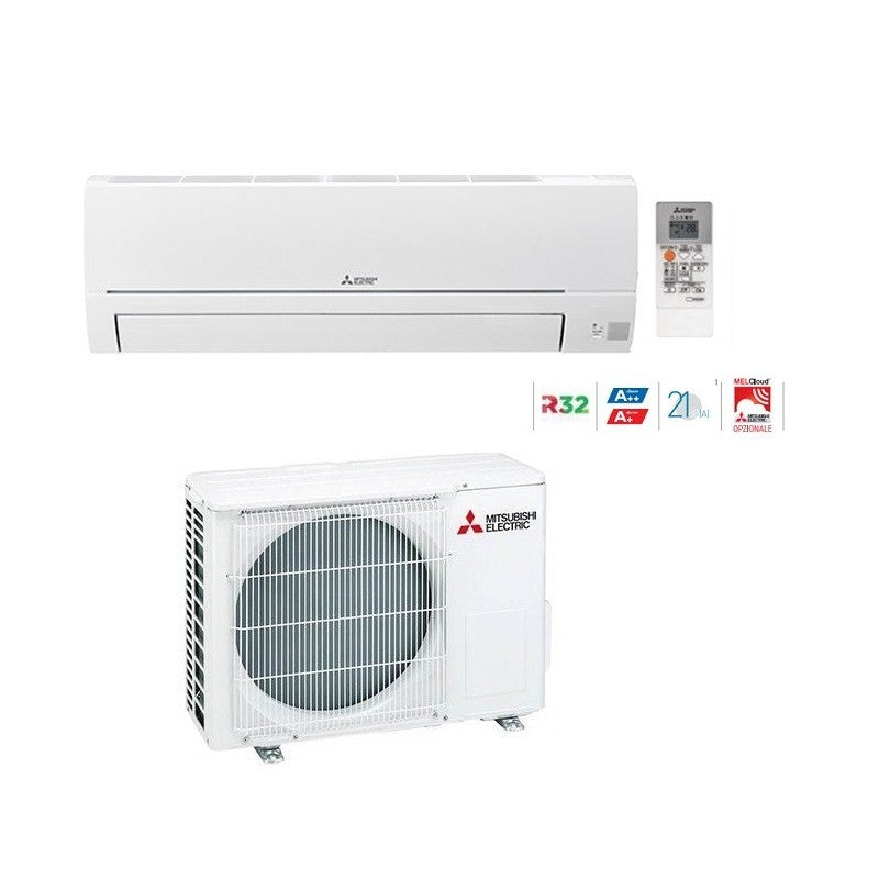 Climatizzatore Condizionatore Mitsubishi Electric Inverter Linea Smart Msz-hr25vf 9000 Btu Con Gas R32 In A++ E Wi Fi Ready New