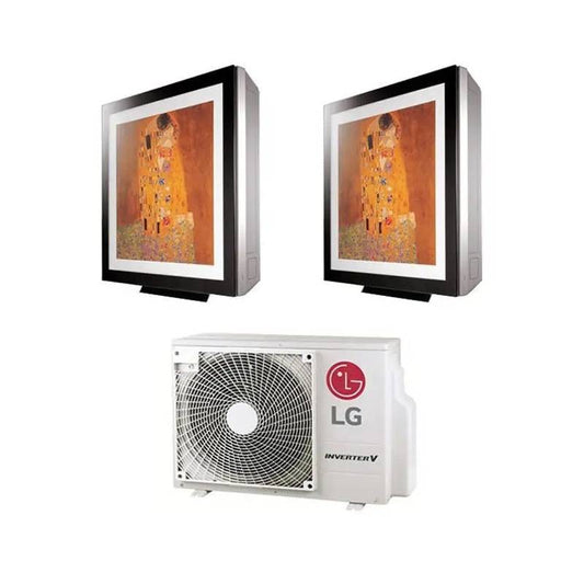 Condizionatore dual split con inverter LG Art Cool Gallery 9000+12000 Btu in A+++ MU2R15 WIFI ready