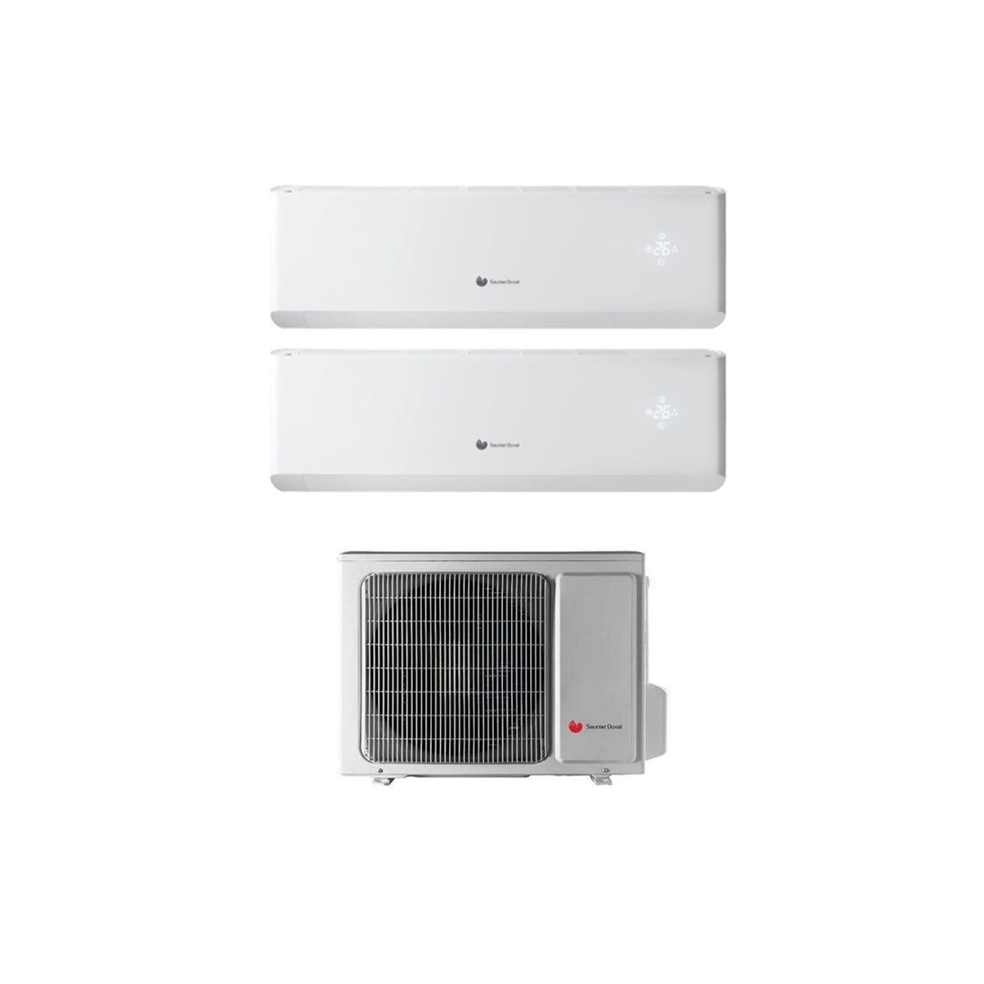 Condizionatore Hermann Saunier Duval Dual Split Inverter serie TOP COMFORT 9+12 con SDH20-040MC2NO R-32 9000+12000